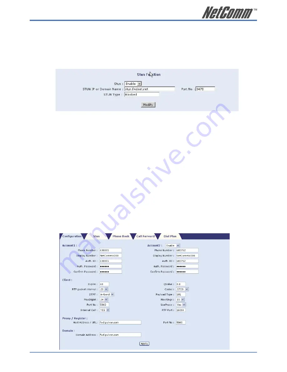 NetComm V200 User Manual Download Page 21