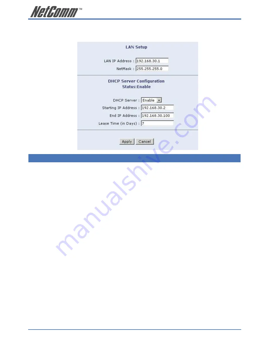 NetComm V200 User Manual Download Page 30