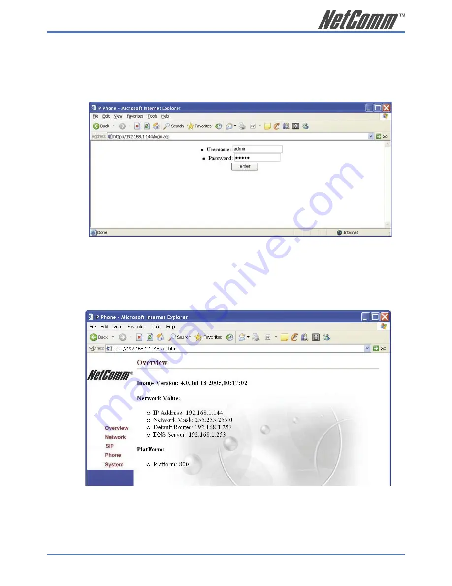 NetComm V85 User Manual Download Page 25