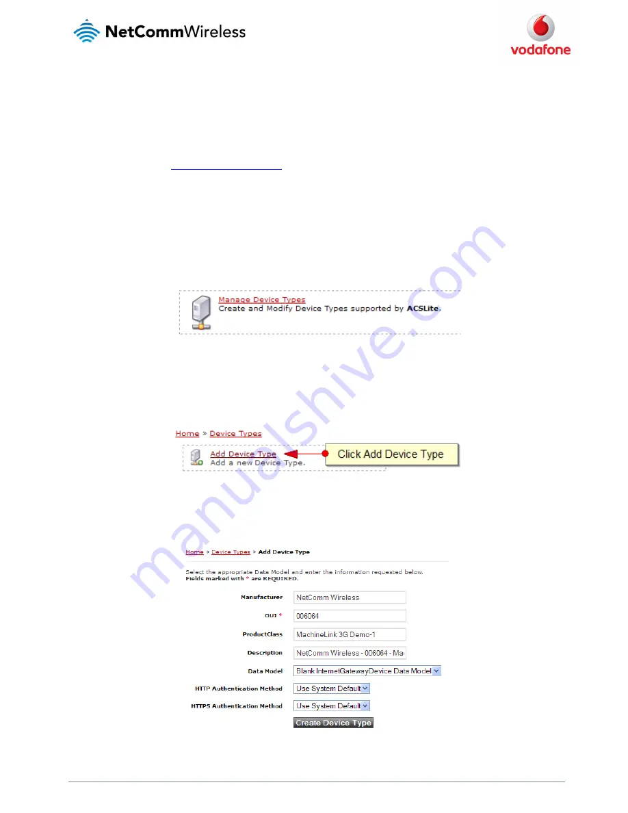 NetComm vodafone machinelink 3G TR-069 User Manual Download Page 6