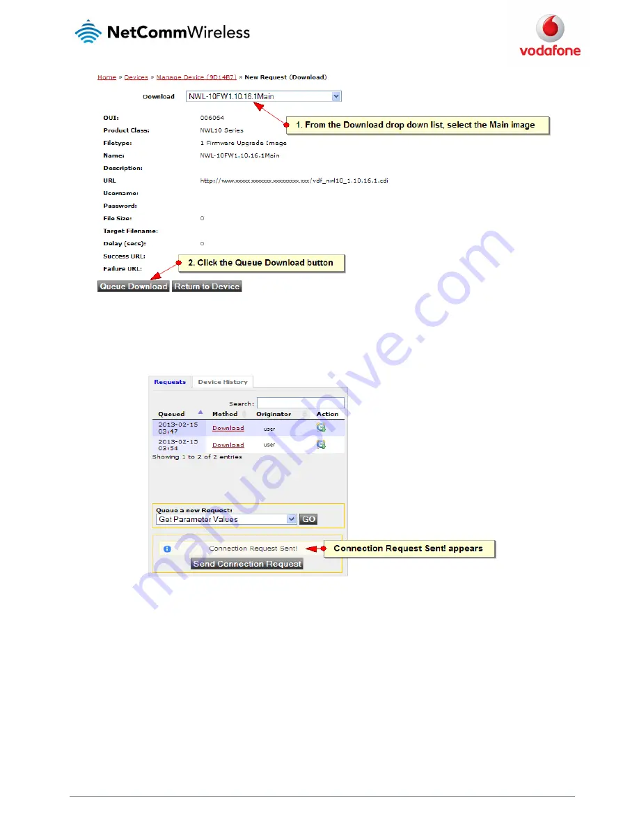 NetComm vodafone machinelink 3G TR-069 User Manual Download Page 14