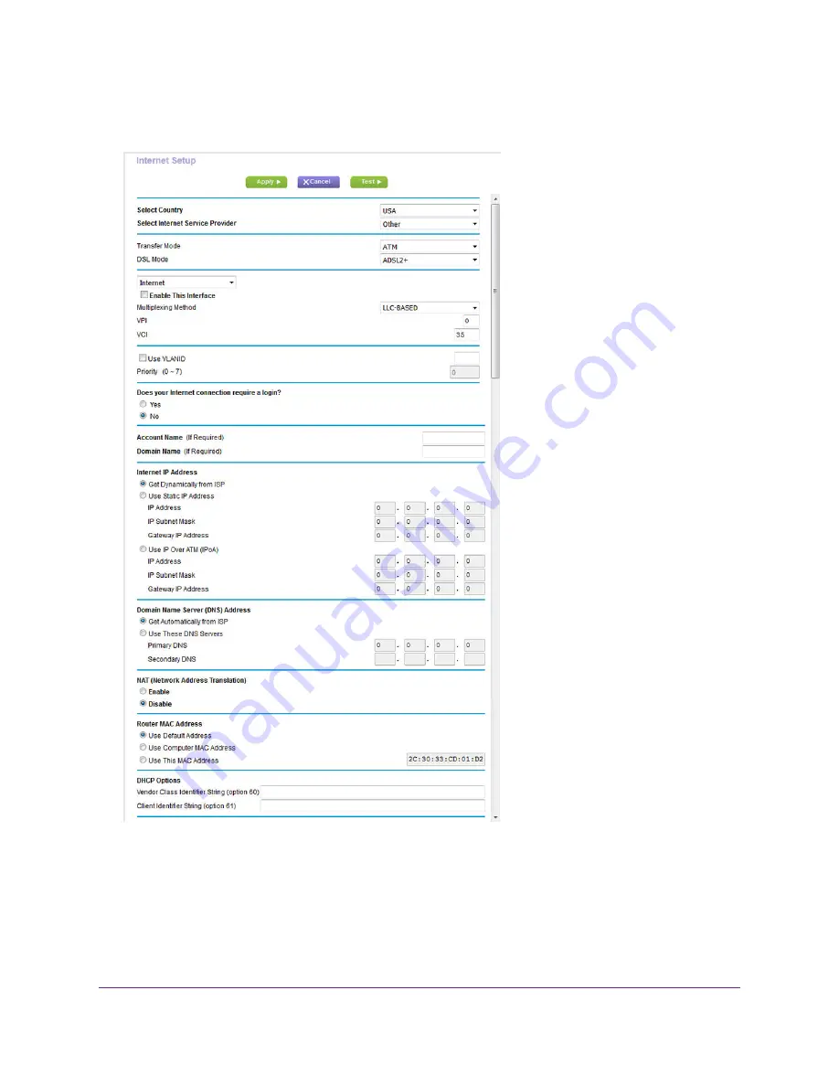 NETGEAR D6220 User Manual Download Page 43