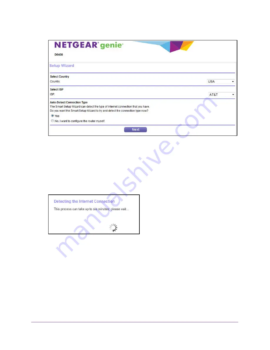 NETGEAR D6400 User Manual Download Page 32