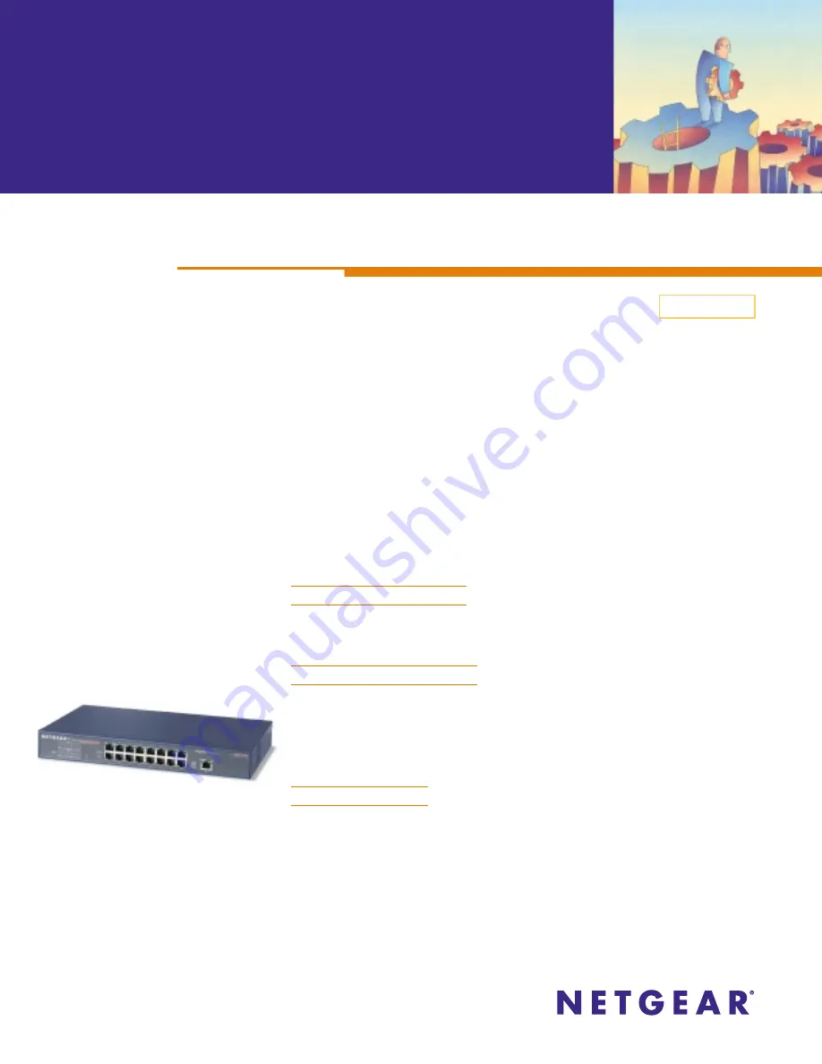 NETGEAR FS 517TS Brochure & Specs Download Page 1