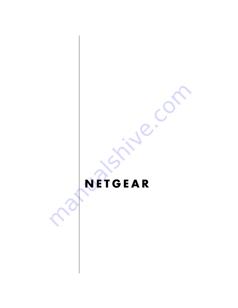 NETGEAR FS518 - Switch Installation Manual Download Page 1