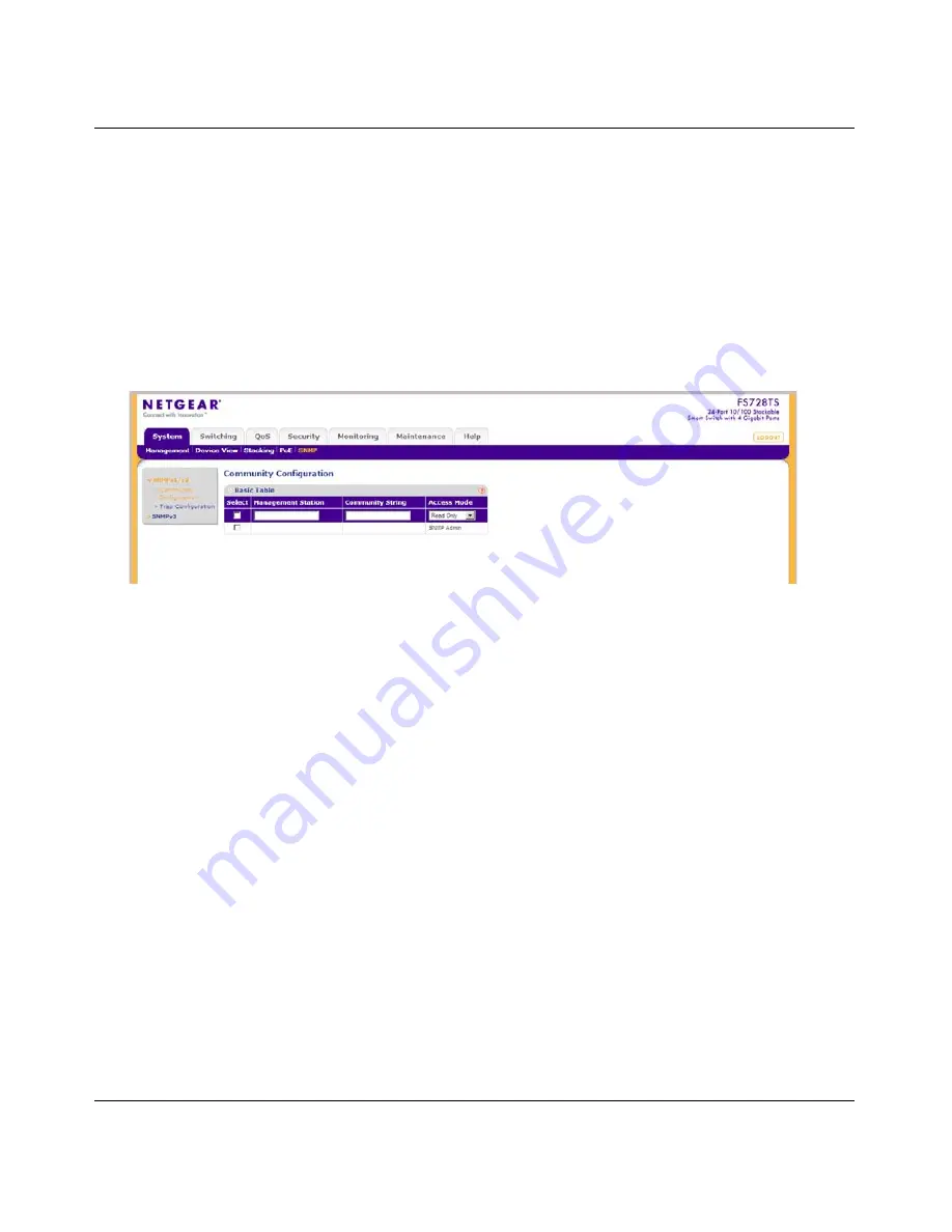 NETGEAR FS700TS Software Administration Manual Download Page 57