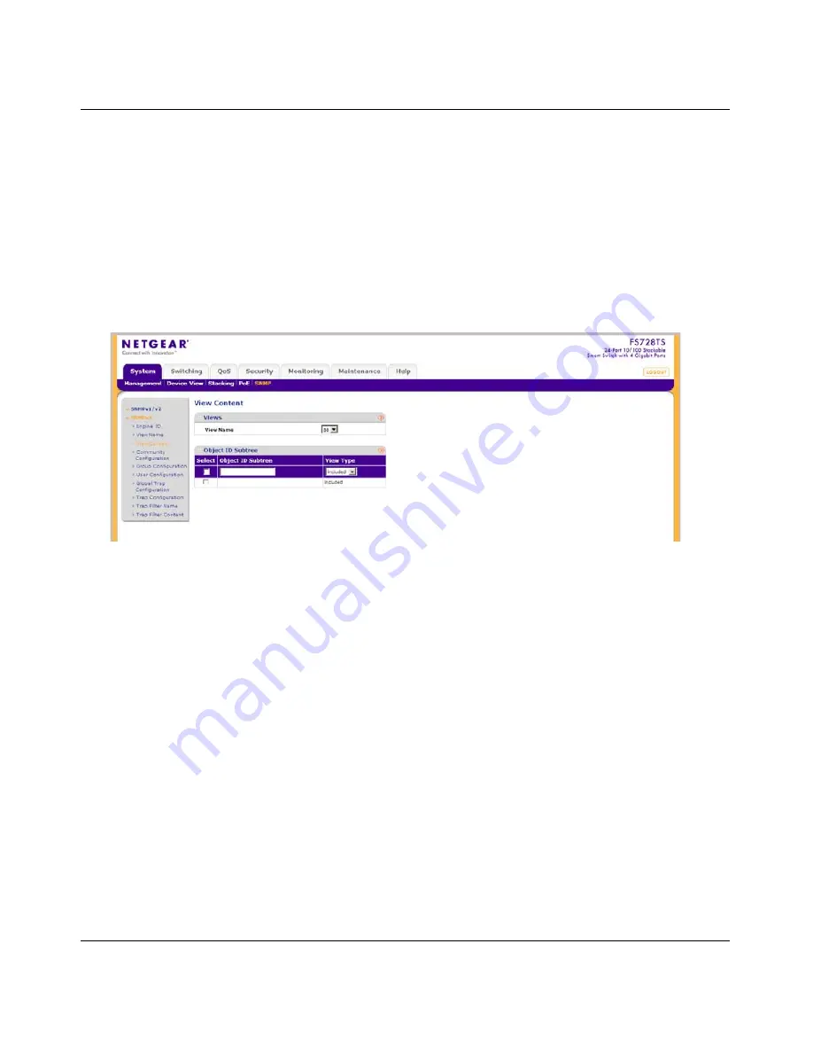 NETGEAR FS700TS Software Administration Manual Download Page 63