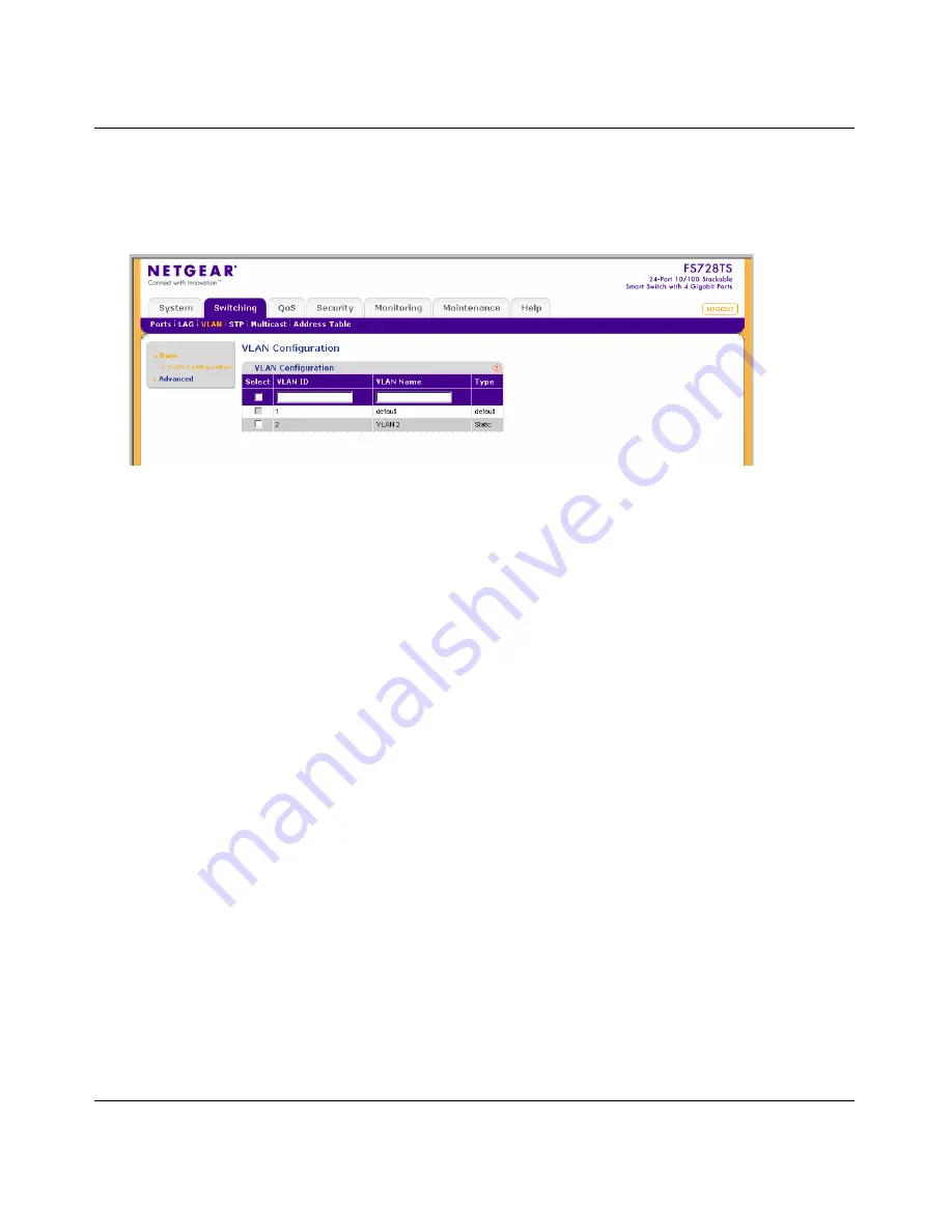 NETGEAR FS700TS Software Administration Manual Download Page 91