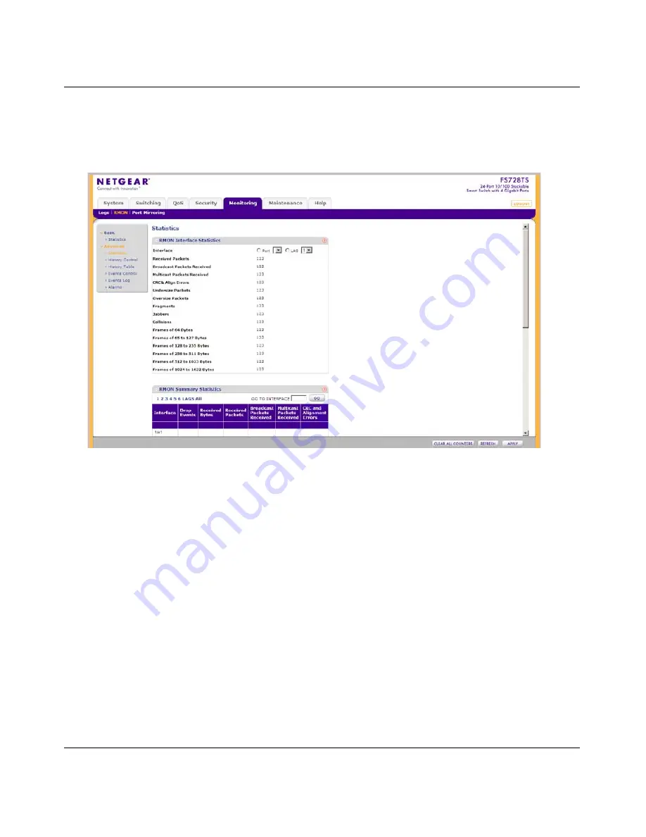 NETGEAR FS700TS Software Administration Manual Download Page 161