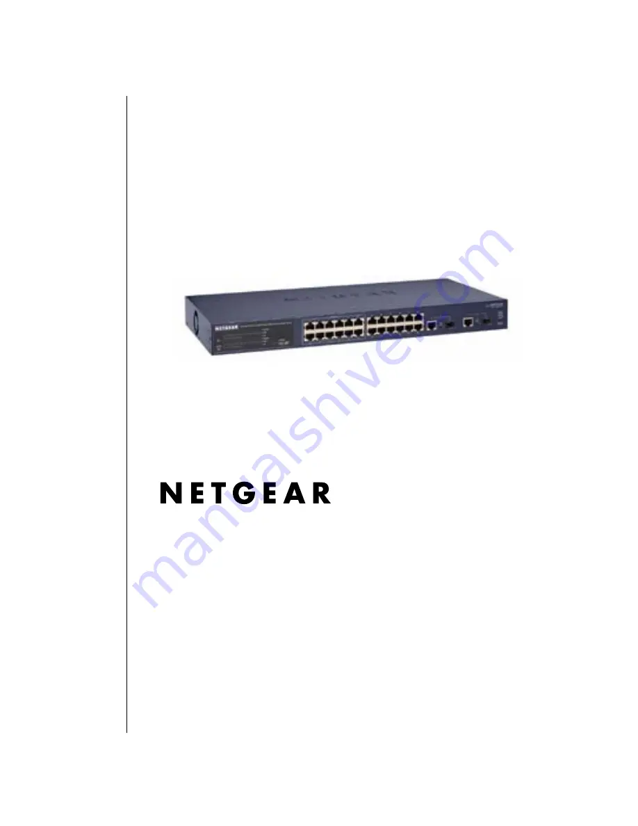 NETGEAR FS726TP - ProSafe Smart Switch Hardware Installation Manual Download Page 1