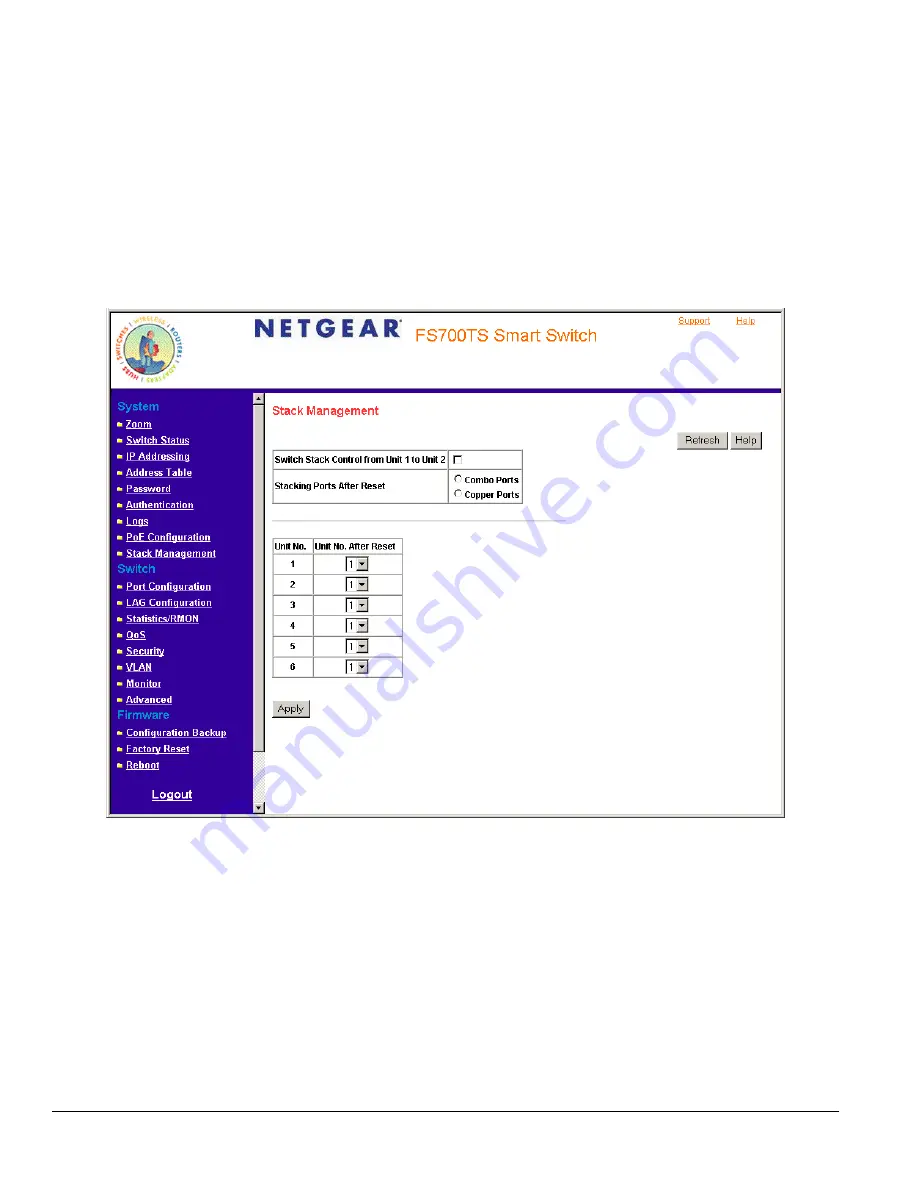 NETGEAR FS728TS - ProSafe Smart Switch User Manual Download Page 32