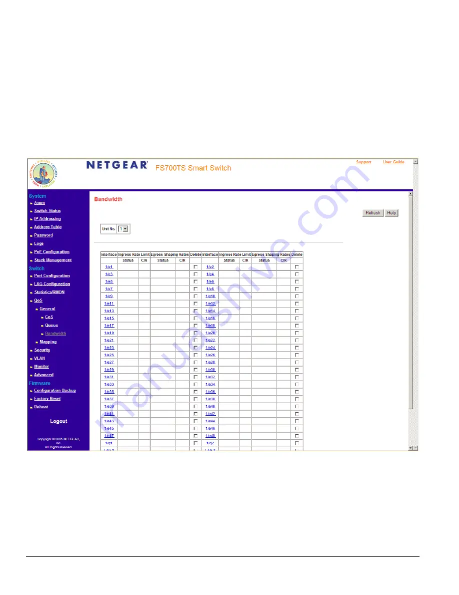 NETGEAR FS728TS - ProSafe Smart Switch User Manual Download Page 82