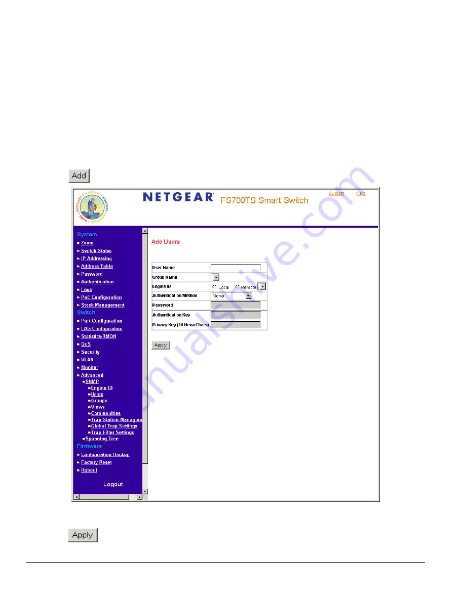 NETGEAR FS728TS - ProSafe Smart Switch User Manual Download Page 89