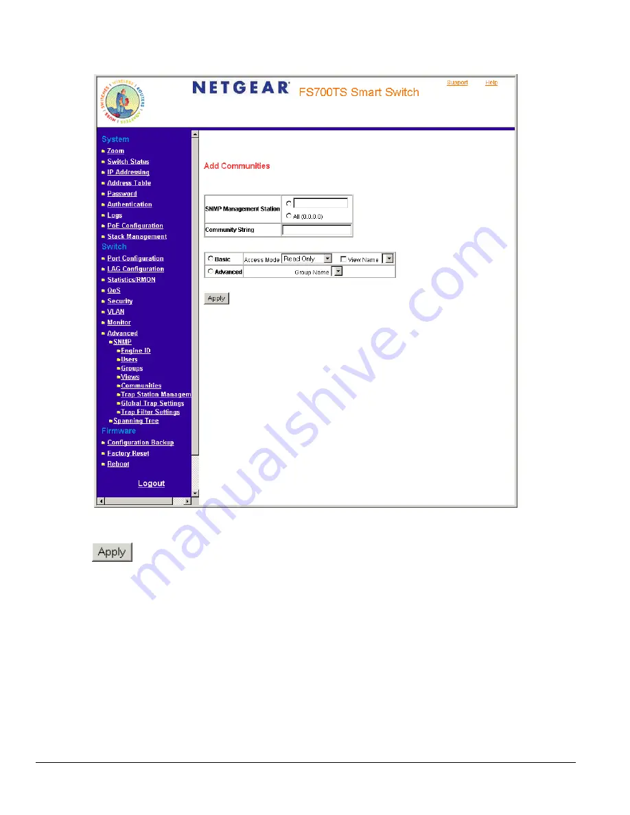 NETGEAR FS728TS - ProSafe Smart Switch User Manual Download Page 97