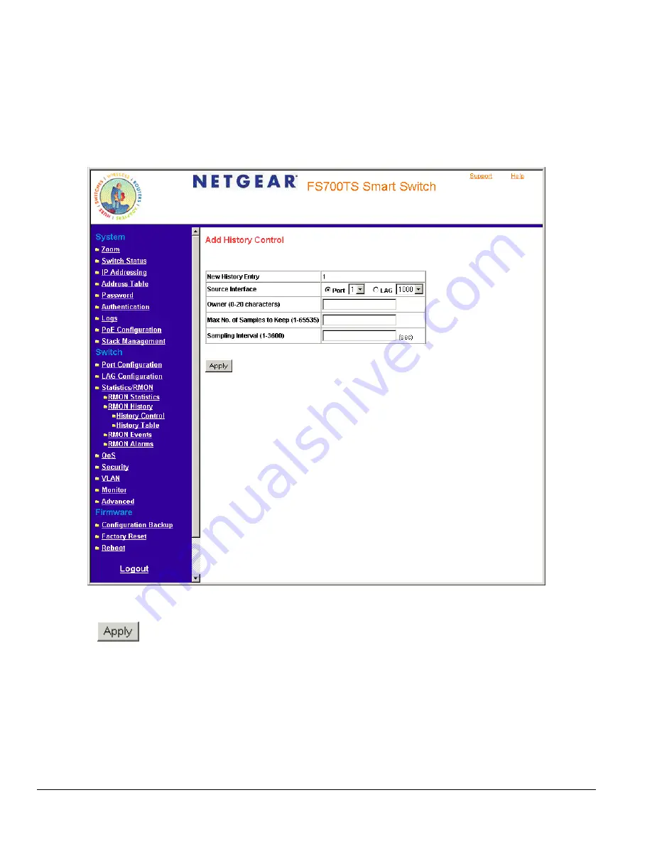 NETGEAR FS728TS - ProSafe Smart Switch User Manual Download Page 116