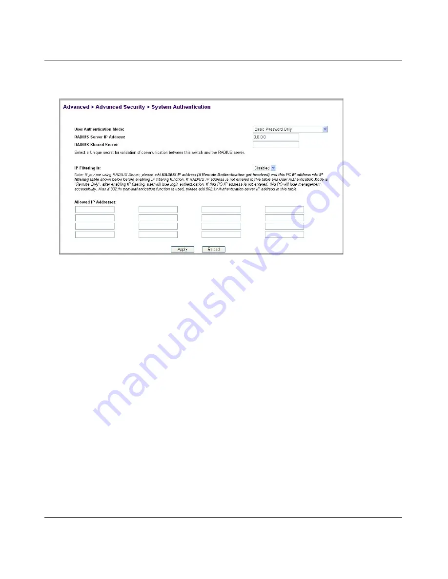 NETGEAR FSM726 - ProSafe Managed Switch Setup Manual Download Page 75