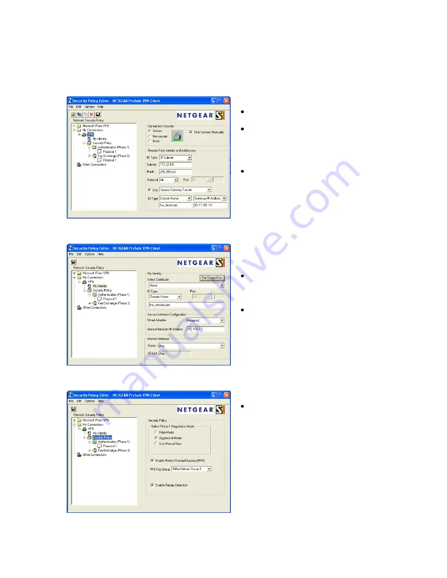 NETGEAR FVG318v1 - ProSafe 802.11g Wireless VPN Firewall Switch Network Setup Manual Download Page 7