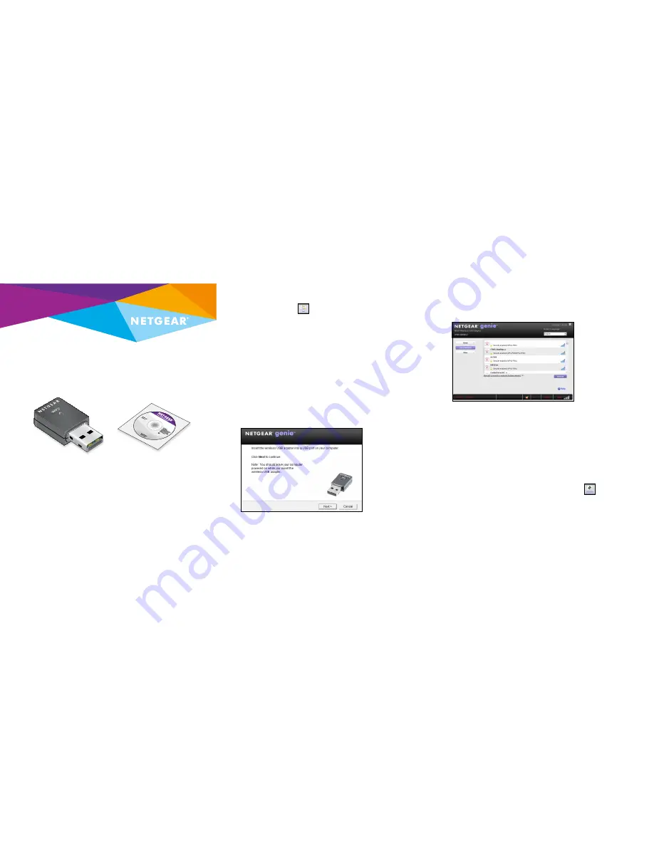 NETGEAR G54/N150 WNA1000Mv2 Quick Start Manual Download Page 1