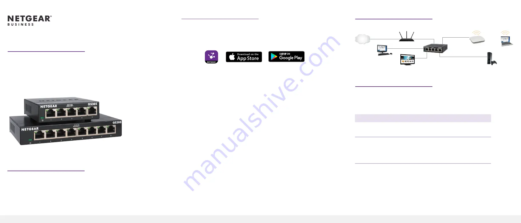 NETGEAR GS305v3 Installation Manual Download Page 1