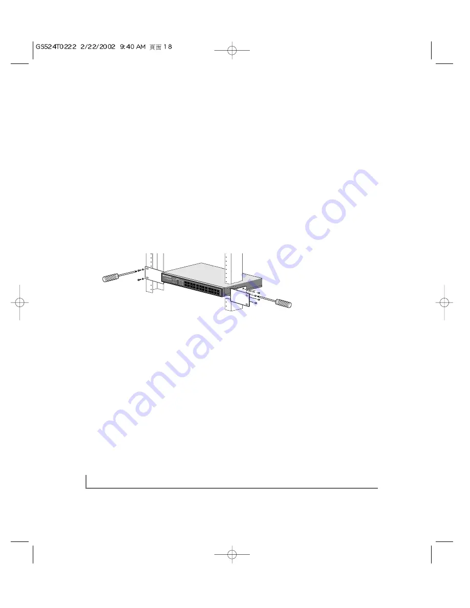 NETGEAR GS524T - ProSafe Switch Installation Manual Download Page 18