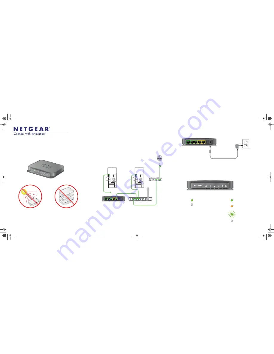 NETGEAR GS605AV Installation Manual Download Page 1