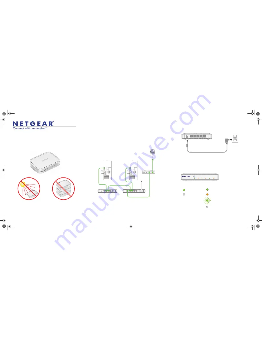 NETGEAR GS605v4 Installation Manual Download Page 1