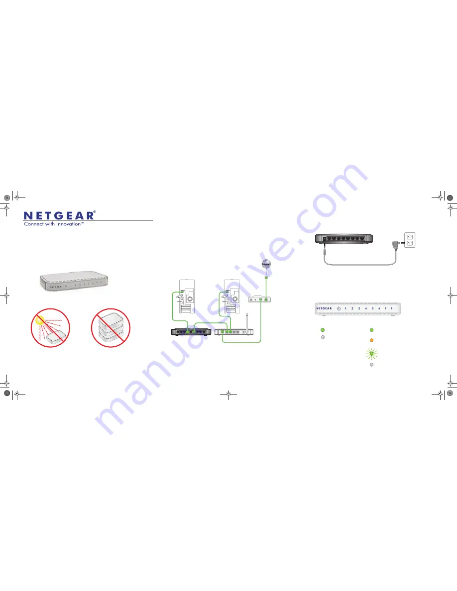 NETGEAR GS608v3 Installation Manual Download Page 1