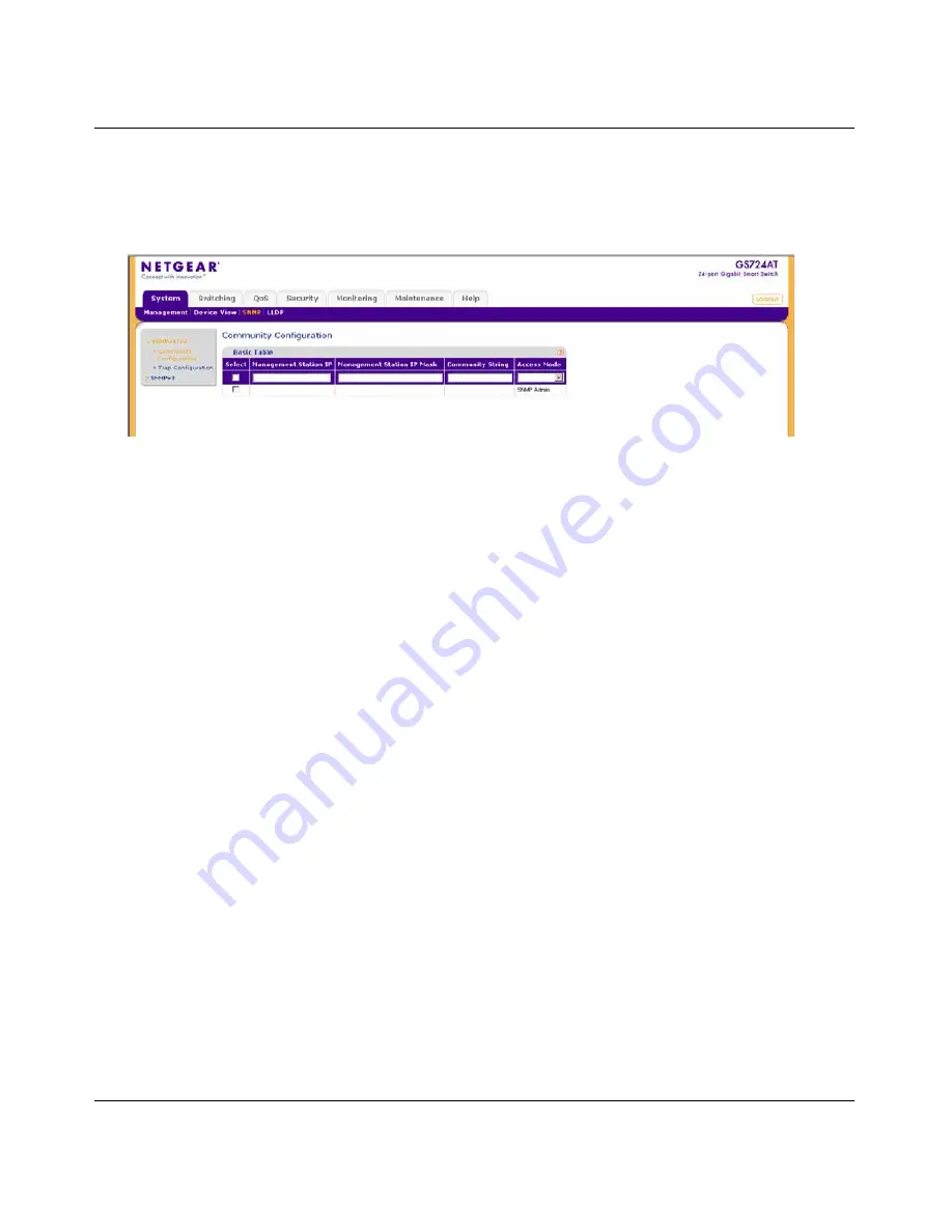 NETGEAR GS700AT Smart Switch Administration Manual Download Page 41