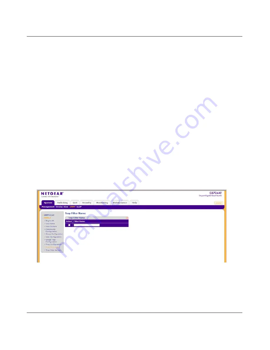 NETGEAR GS700AT Smart Switch Administration Manual Download Page 57