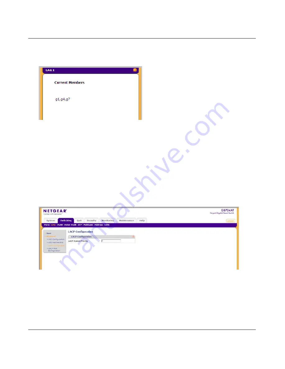 NETGEAR GS700AT Smart Switch Administration Manual Download Page 89