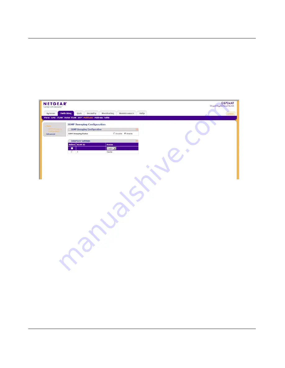 NETGEAR GS700AT Smart Switch Administration Manual Download Page 115