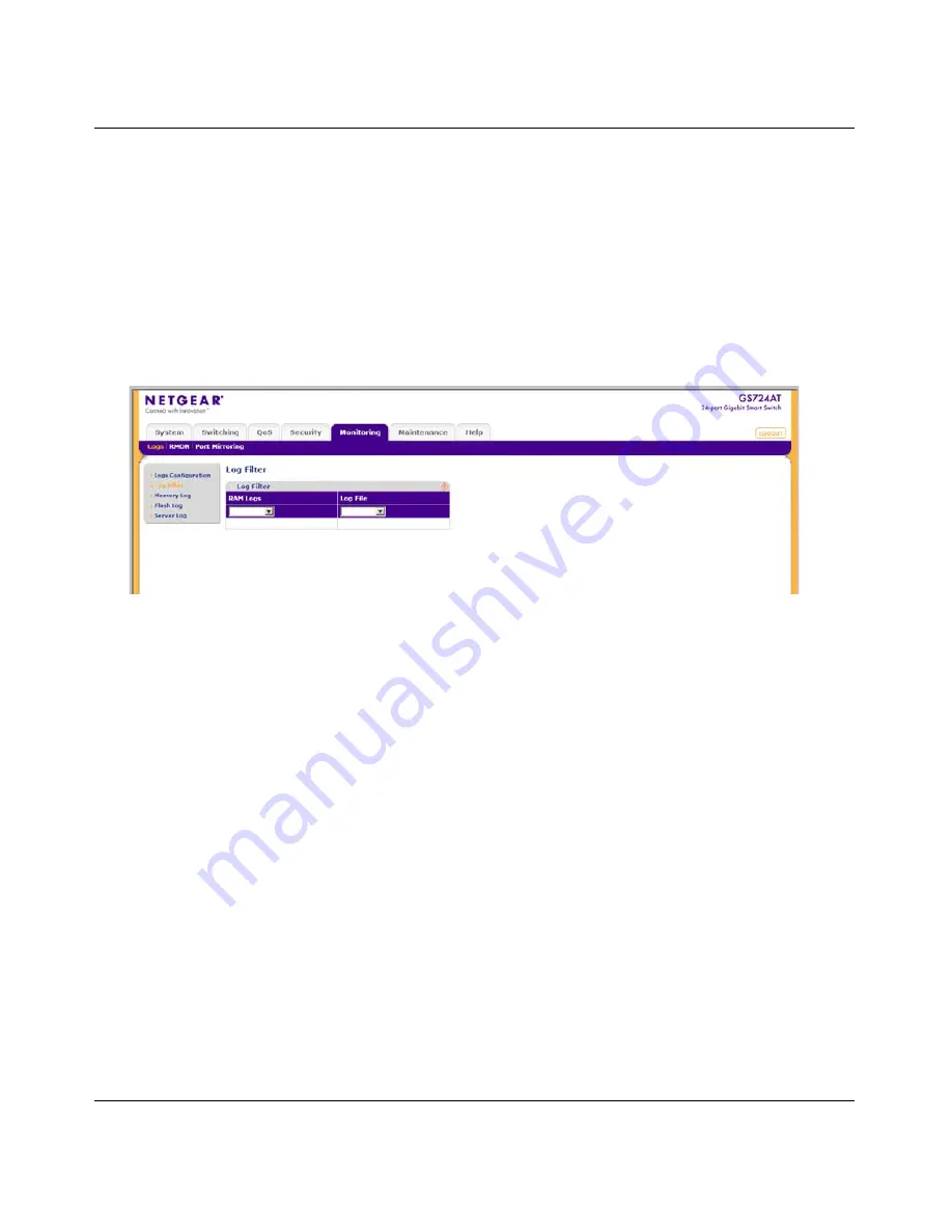 NETGEAR GS700AT Smart Switch Administration Manual Download Page 167