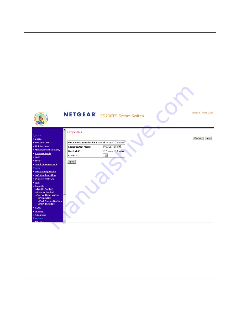 NETGEAR GS700TS Series User Manual Download Page 48