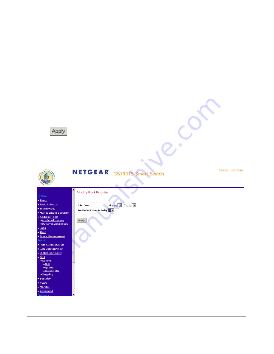 NETGEAR GS700TS Series User Manual Download Page 116