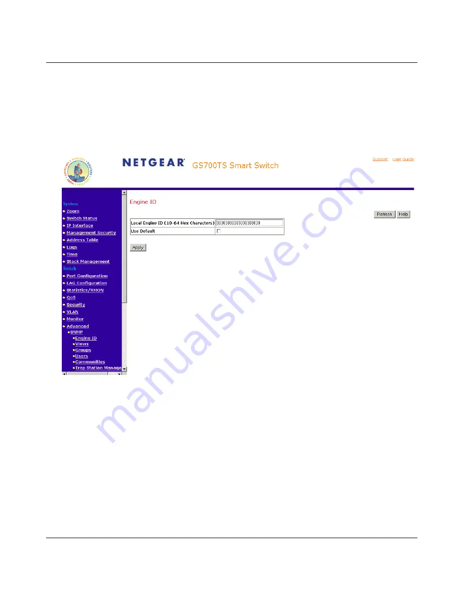 NETGEAR GS700TS Series User Manual Download Page 126