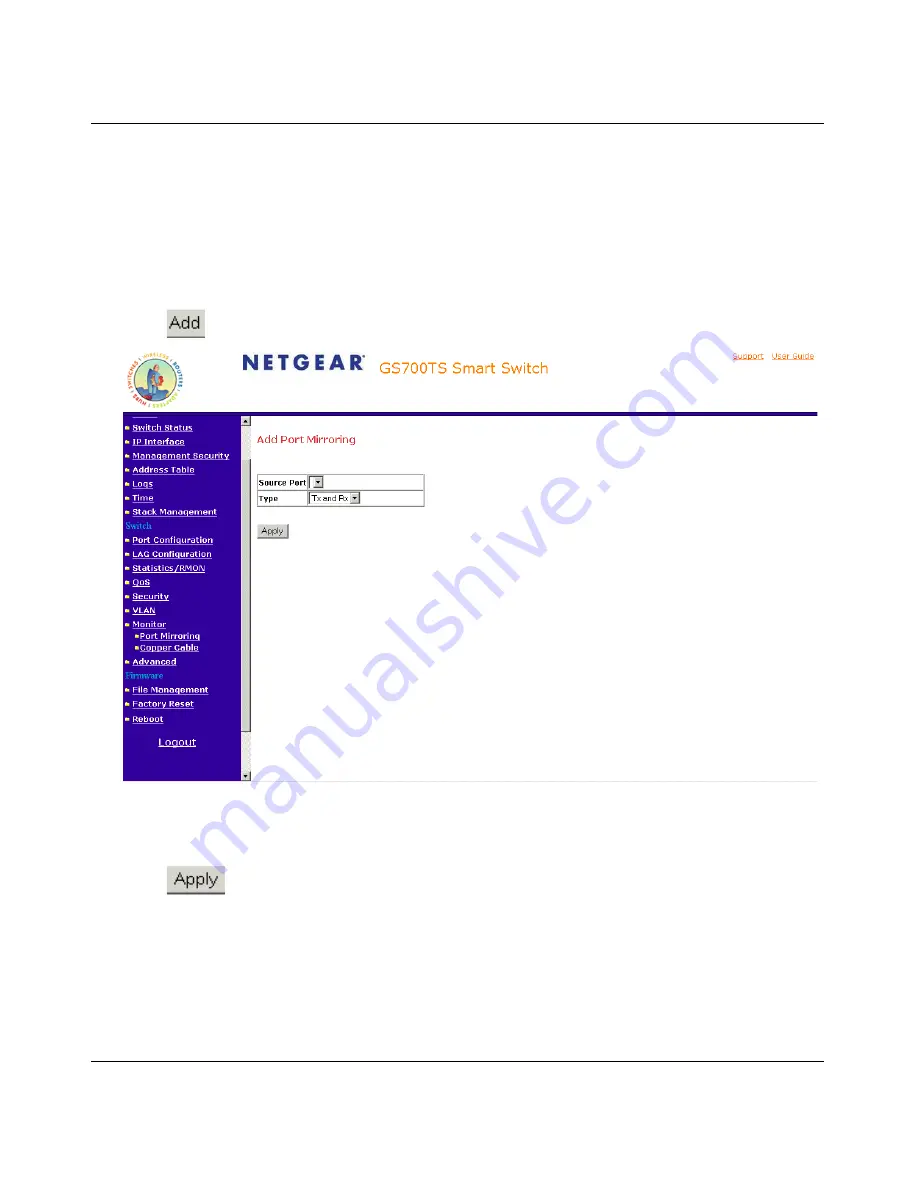 NETGEAR GS700TS Series User Manual Download Page 160