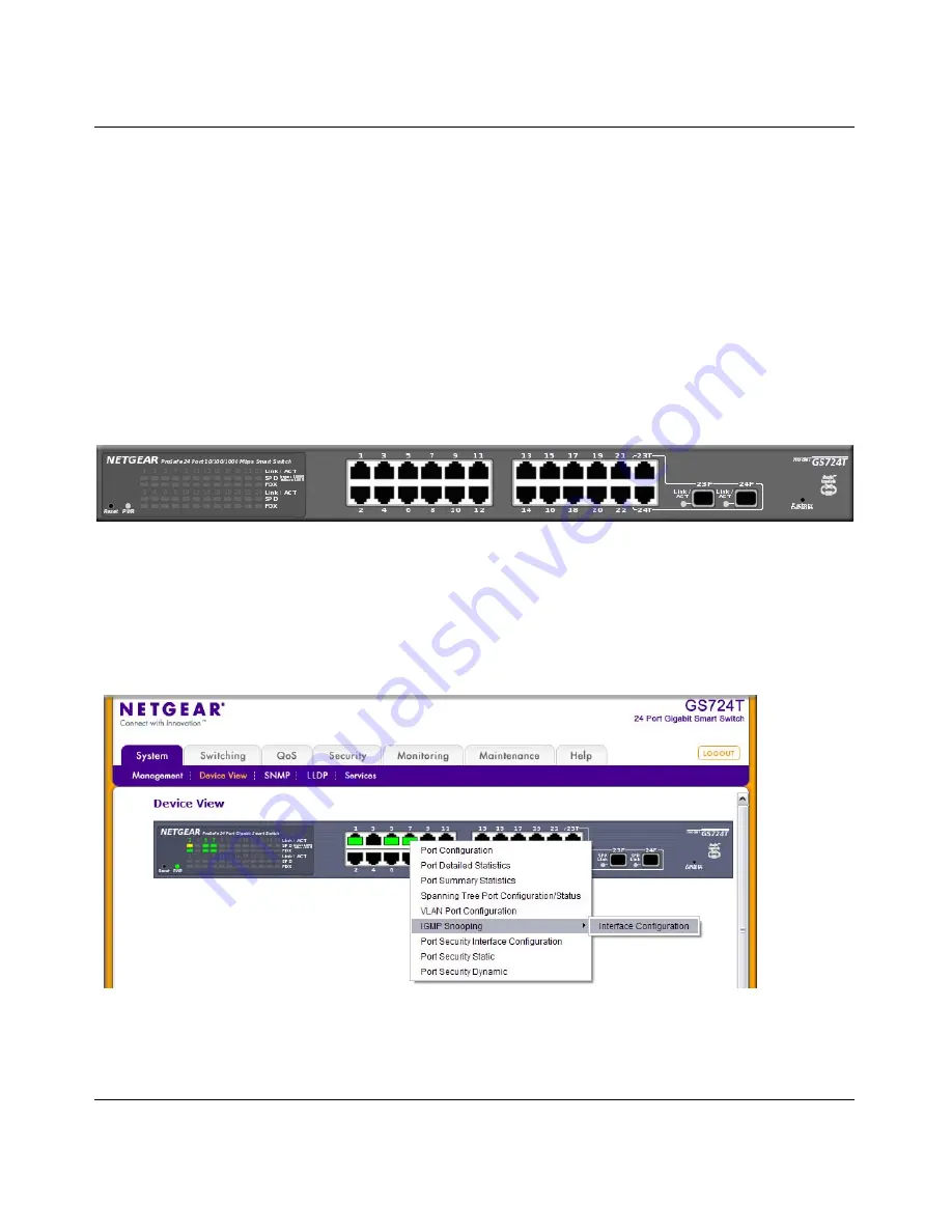 NETGEAR GS716Tv2 - ProSafe Gigabit Managed Switch Скачать руководство пользователя страница 29