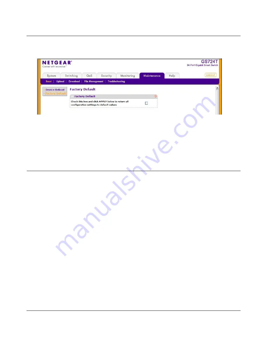 NETGEAR GS716Tv2 - ProSafe Gigabit Managed Switch Admin Manual Download Page 209