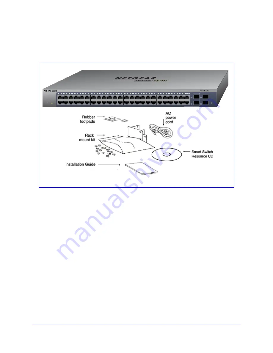 NETGEAR GS748T - ProSafe Smart Switch Hardware Installation Manual Download Page 9