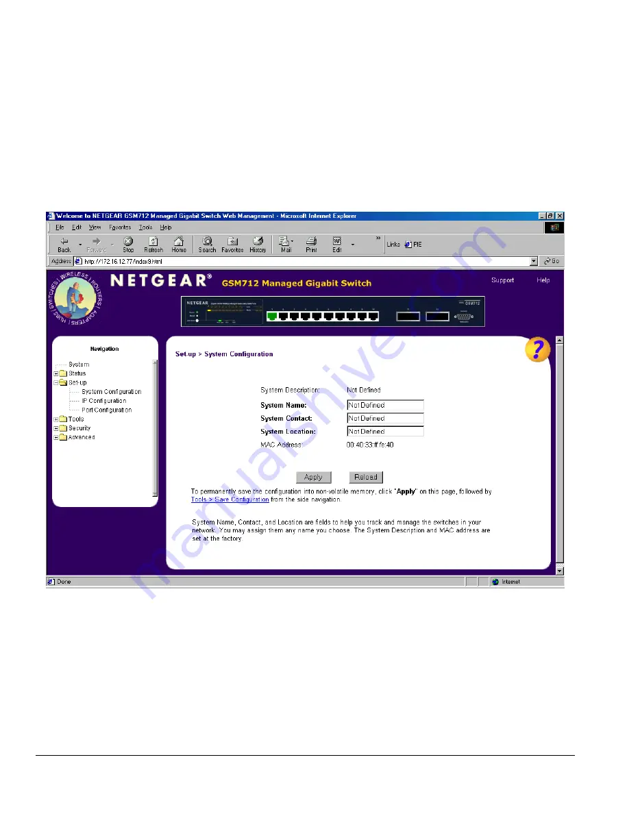 NETGEAR GSM712 Installation Manual Download Page 66