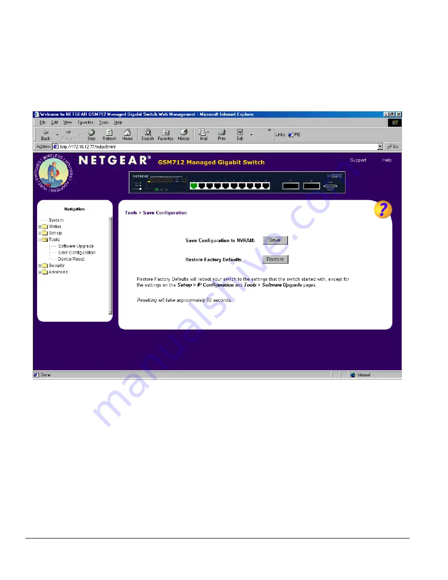 NETGEAR GSM712 Installation Manual Download Page 70