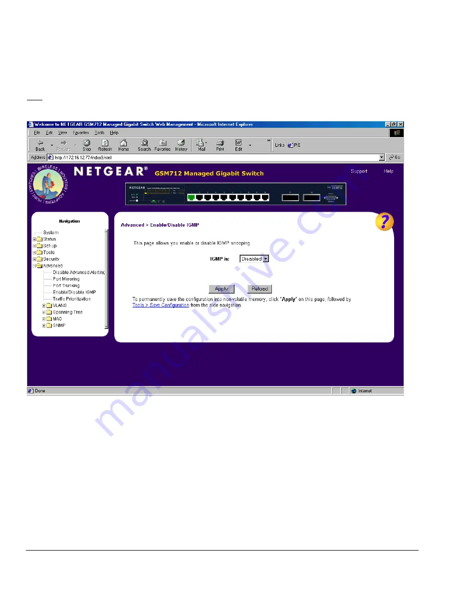 NETGEAR GSM712 Installation Manual Download Page 77