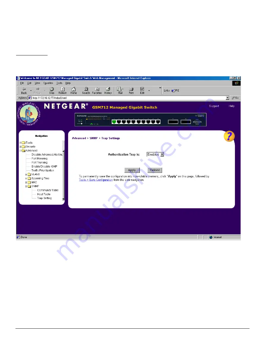 NETGEAR GSM712 Installation Manual Download Page 88