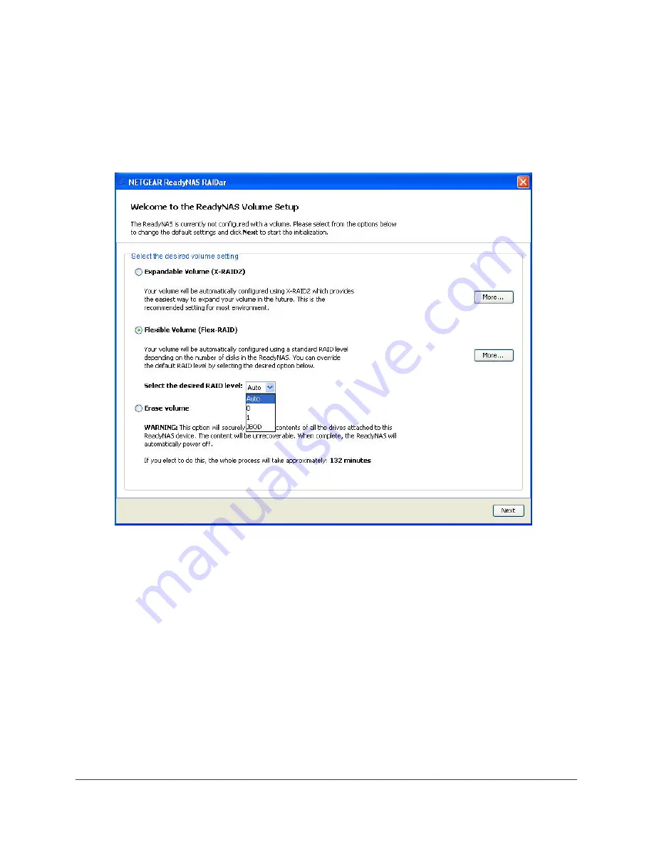 NETGEAR Home RAIDiator 5.3 Software Manual Download Page 27