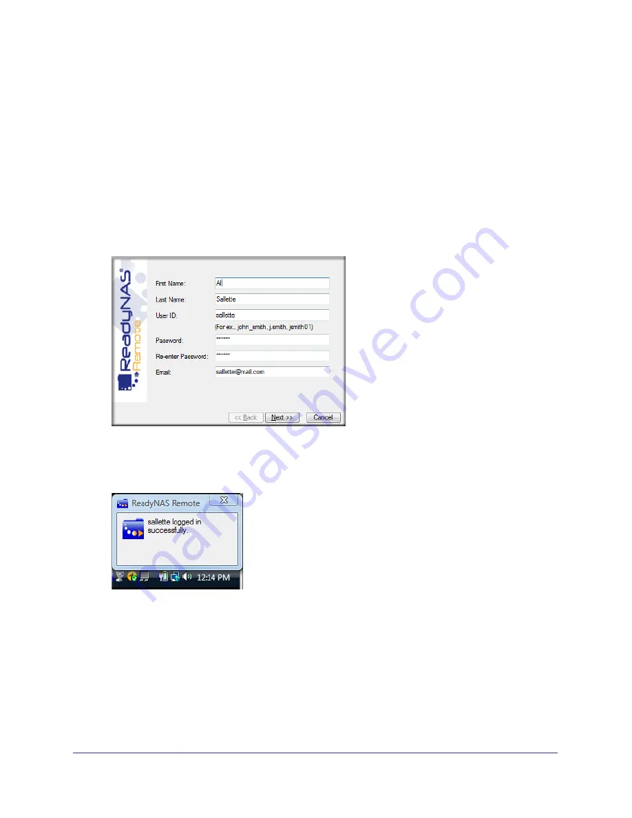 NETGEAR Home RAIDiator 5.3 Software Manual Download Page 44