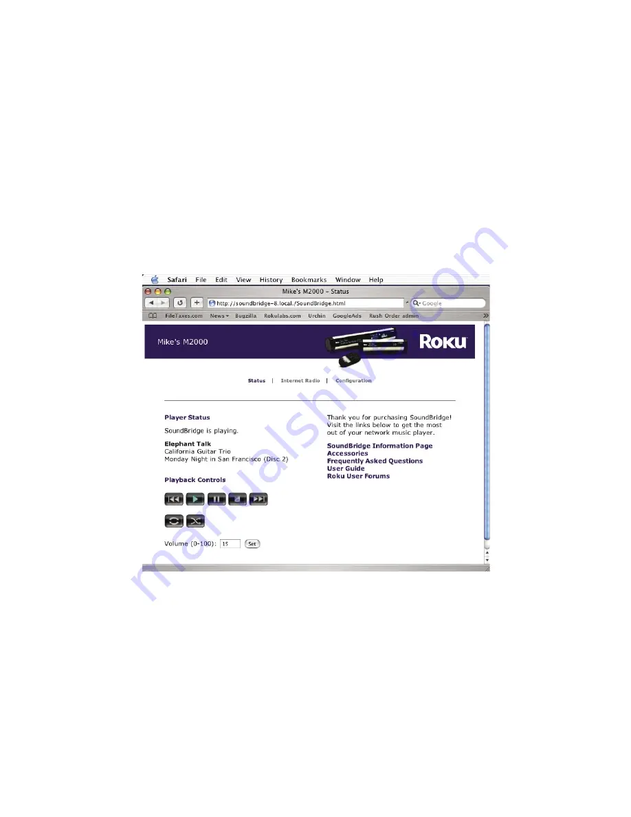 NETGEAR Music Player User Manual Download Page 36