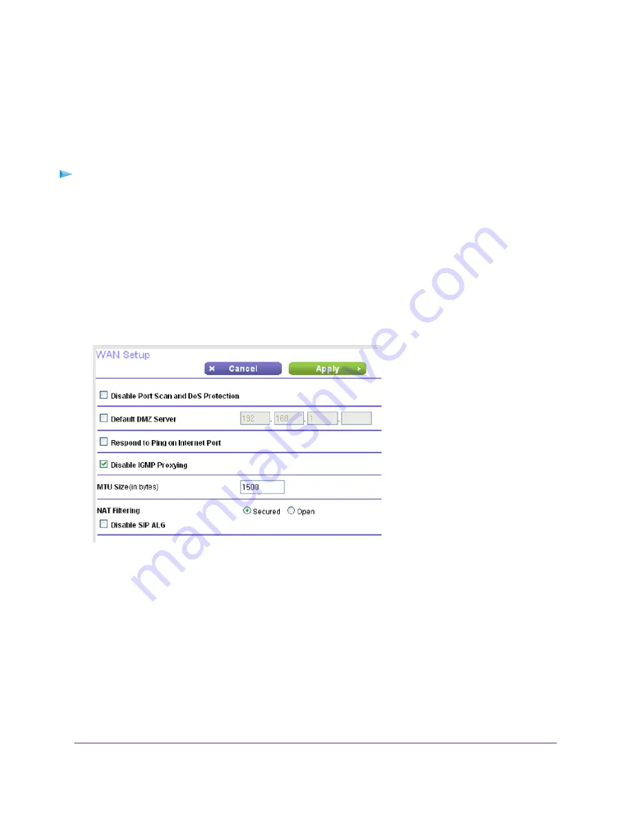 NETGEAR Nighthawk X4S User Manual Download Page 58