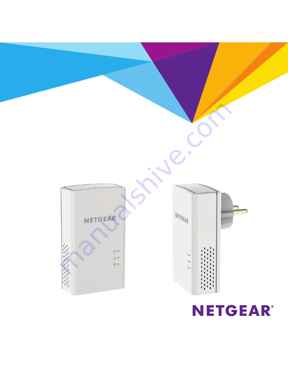 NETGEAR Powerline 1200 Quick Start Manual Download Page 1