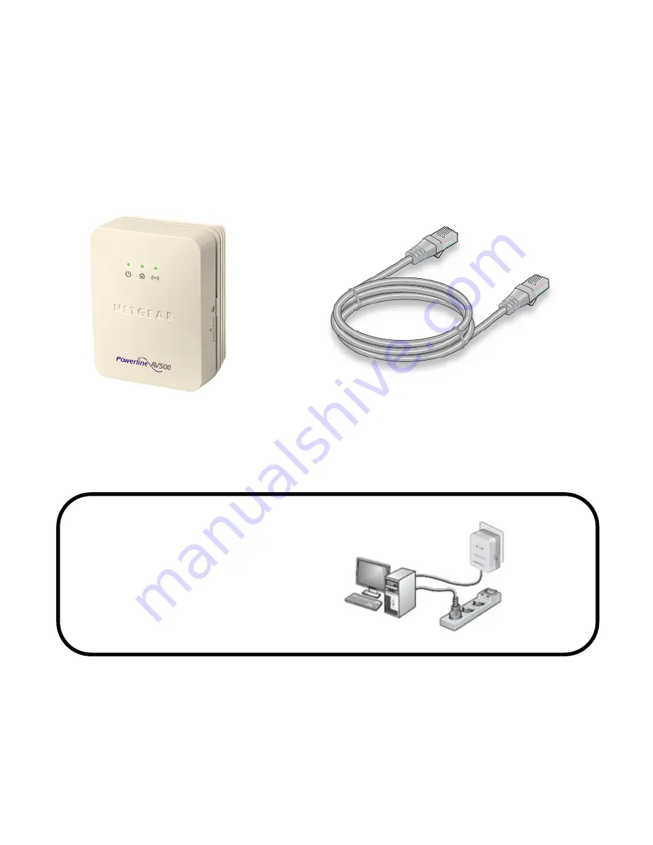 NETGEAR Powerline 500 XWN5001 Installation Manual Download Page 4