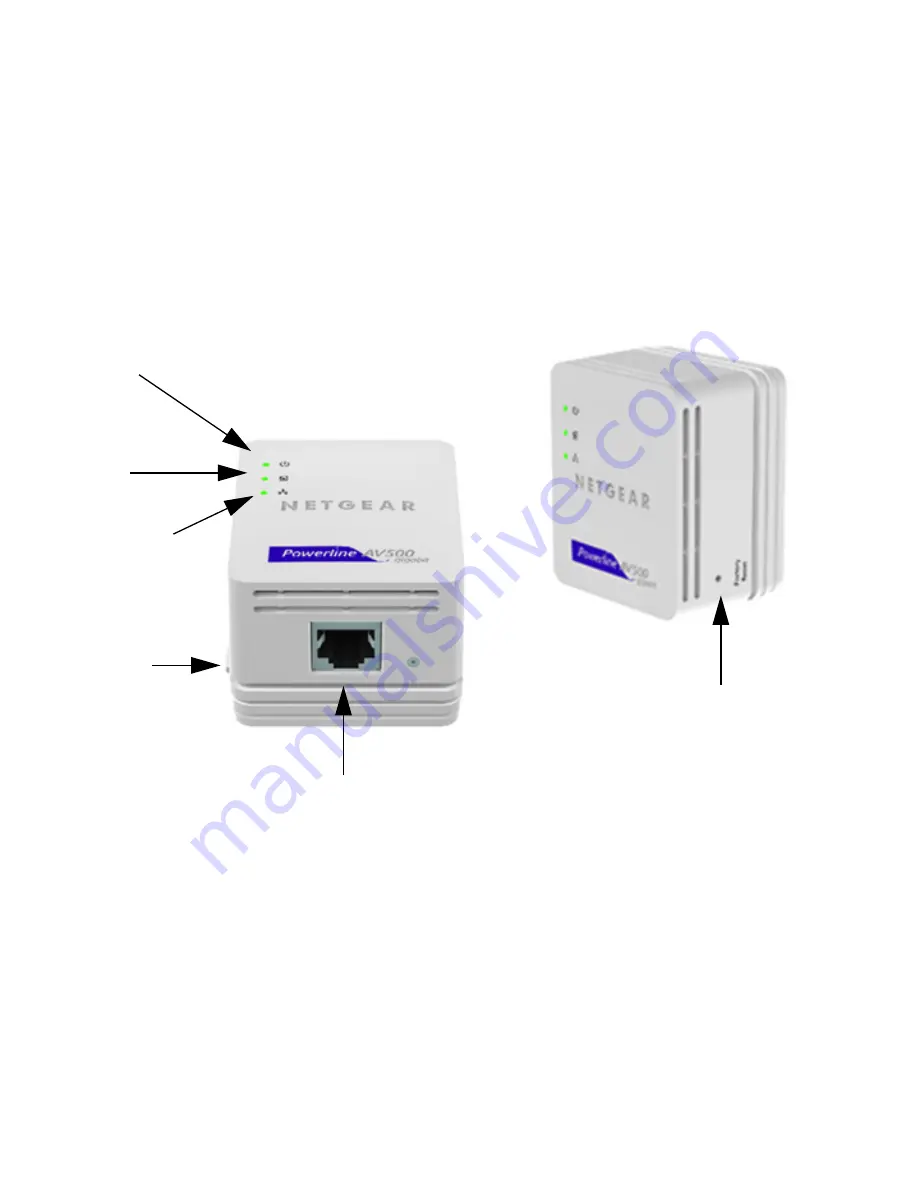 NETGEAR Powerline Nano500 Set XAVB5101 Скачать руководство пользователя страница 4